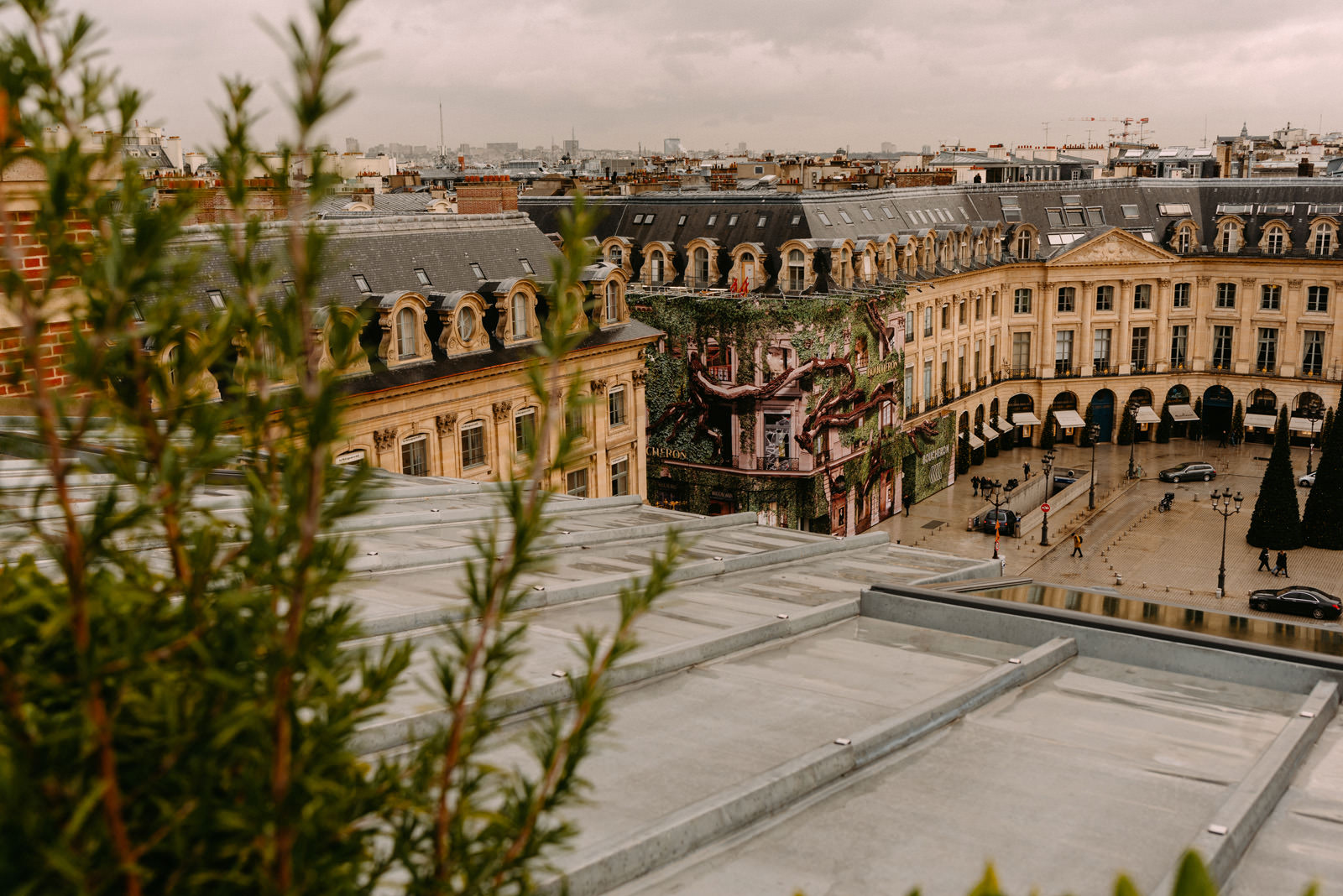 Ritz Paris and city panorama by Luke Sezeck