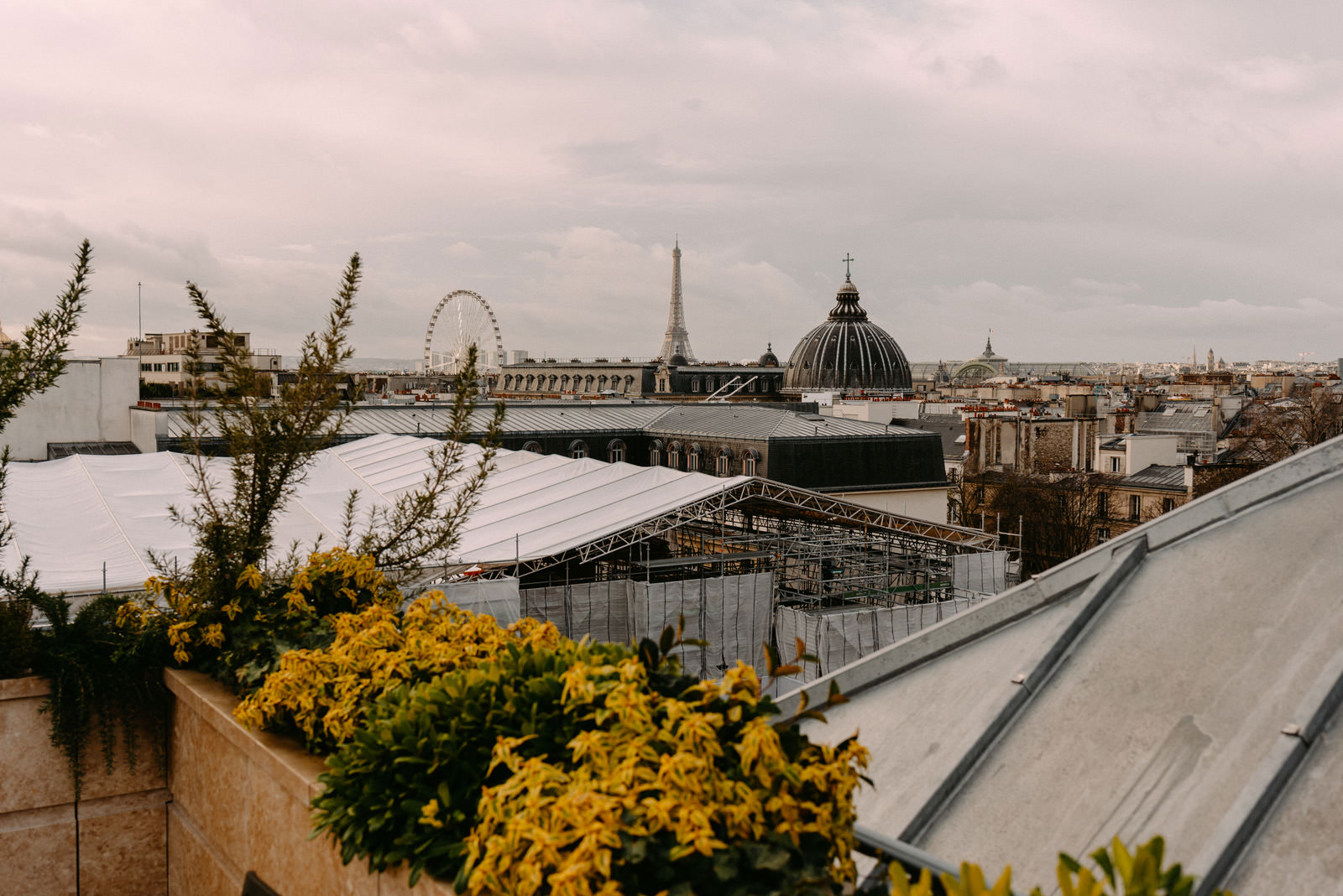 Ritz Paris rooftop and city view by Luke Sezeck