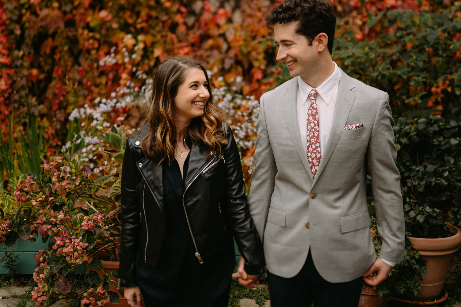 engagement photography in Paris gardens by Luke Sezeck